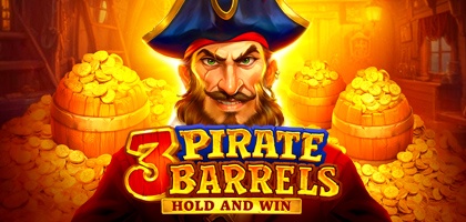 3 Pirate Barrels: Hold and Win